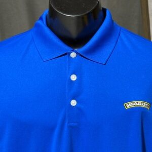 Ben & Jerry’s Polo Shirt Nike Golf Dri-Fit Large Blue Chunky Dunky SB Rare